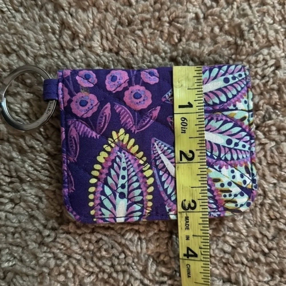 Vera Bradley Escapade key chain Wristlet in Batik Leaves